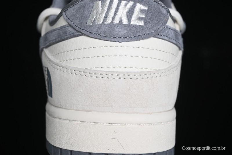 Nike SB Dunk Low The North Face Collaboration Anniversary Edition Customized Low-Top Casual Skate Shoes - DM6868-002
